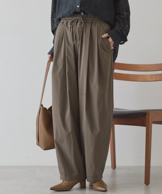 AMERICAN HOLIC ナイロンドロストタックパンツ Khaki