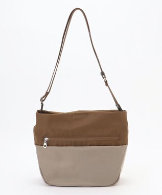 Y'SACCS ドローストリング コンビカラーショルダー チョコ