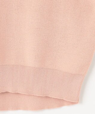 ANY 【洗濯機可能/8色展開】ソフトタッチポリエステルニット ピンク