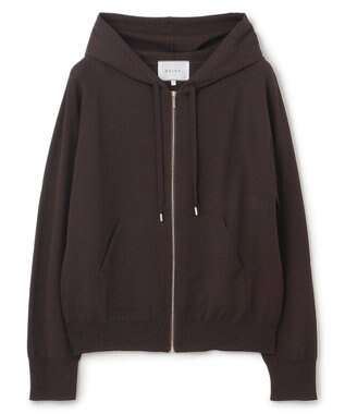 BEIGE， 【WEB限定・洗える】MONSTERA / フーデットニット Brown