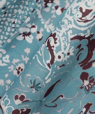 23区 【先行予約】Ericaランダムペイズリープリント フレアスカート ブルー系