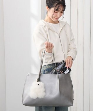 ROOTOTE 0188【オフィシャルストア限定】LT.ミディアム.レザレット.RTG-A 02：ダークシルバー