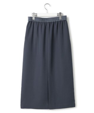 ICB L 【先行予約】FluidBackSatin ナロースカート ダルブルー