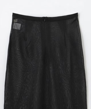 NAVE 【Nave・洗える】シアーニット スカート ブラック系