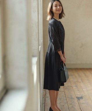 23区 オーバルキーベルト トートバッグ ブラック系