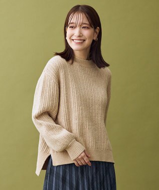 レーシーモールニット