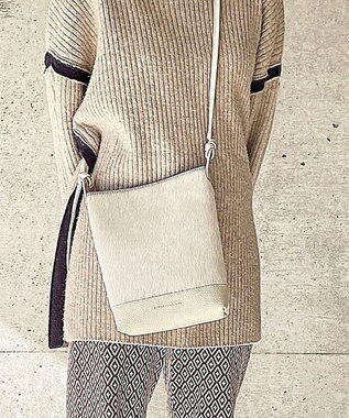 Hekhèr Le Style de Vie 【日本製】ハラコ×シュリンクレザー ショルダーバッグ