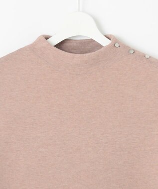 J.PRESS LADIES L 【洗える】CLOTH COMBI KNIT ワンピース ベージュ×アイボリー系