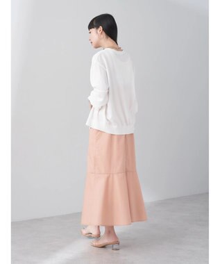 earth music&ecology Ｖネック裾切替キャミワンピース Salmon Pink