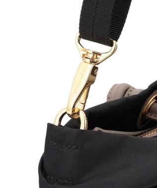 23区 VIOLAｄ’ORO ナイロン トート バッグ ブラック系