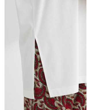 Green Parks 接触冷感袖広チュニック Off White