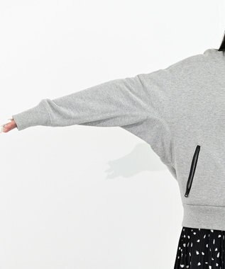 FORFORMO Back drape Parka バックドレープパーカー ライトグレー