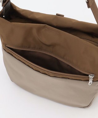 Y'SACCS ドローストリング コンビカラーショルダー チョコ