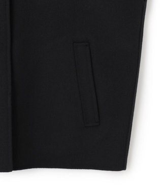 ICB L WoolRever  スタンドカラージレ ブラック系