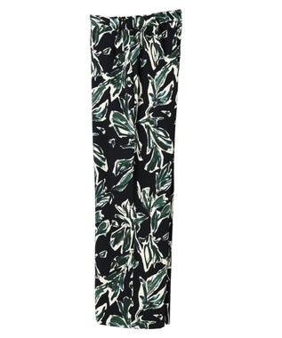 AMERICAN HOLIC Ｆｌｏｗｅｒプリントリラックスパンツ Black