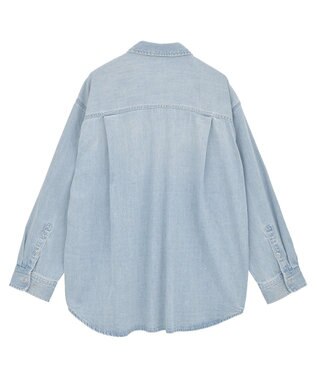 AMERICAN HOLIC Wポケットデニムシャツ Light Indigo