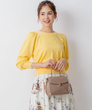 【前後着用可】BOREROタックプルオーバー ニット