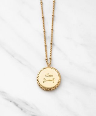 TOCCA LOGO COIN NECKLACE ネックレス ゴールド系