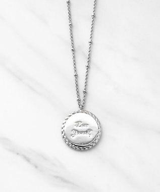 TOCCA LOGO COIN NECKLACE ネックレス シルバー系