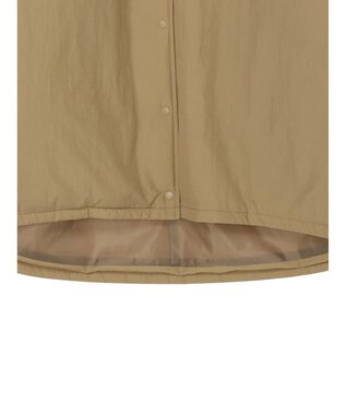 Green Parks ライト中わたノーカラーブルゾン Beige