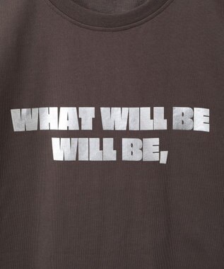 CRAFT STANDARD BOUTIQUE メタリックロゴプリントＴＥＥ Brown