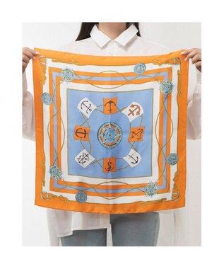 UNBILLION カカトゥ kakatoo / マリンガーランド柄シルクスカーフ