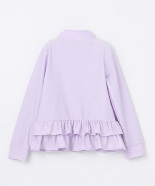 ANY KIDS 裾フリル　ラッシュガード ラベンダー