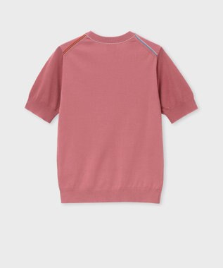 Paul Smith 【洗える】シアー コンビネーション ニット ピンク