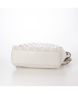 UNBILLION ピークスピーク PEAKS PEAK / 牛革レザーメッシュボディショルダー アイボリー