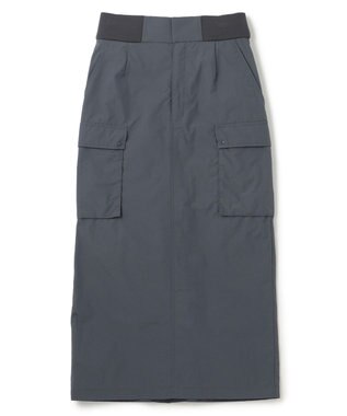 uncrave 【撥水・洗濯機洗い可】プルーフ ナイロン スカート（uncrave WHITE） ブルーグレー