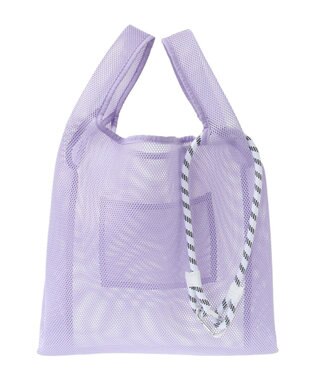 AMERICAN HOLIC ロープ付メッシュトートバッグ Lavender
