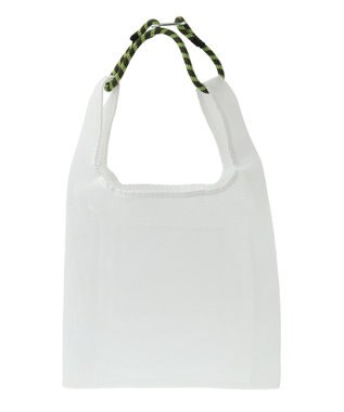 AMERICAN HOLIC ロープ付メッシュトートバッグ Ivory