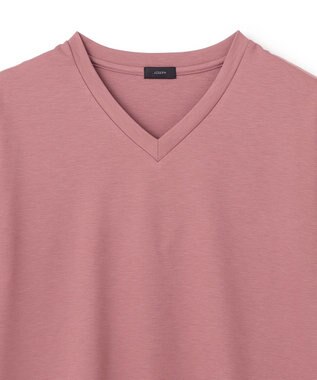 JOSEPH HOMME コンパクトストレッチジャージー　ＶネックＴシャツ ピンク系