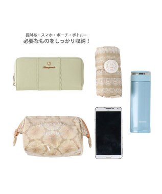 ROOTOTE 1089【洗濯可能】SC.ルーショッパーミニ.レース-A 02：キナリ