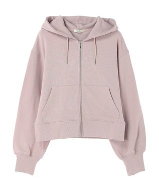 earth music&ecology 裏毛ＺＩＰパーカー Pink Beige