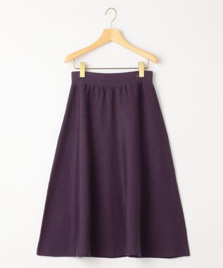 組曲 ニットフレア スカート パープル系
