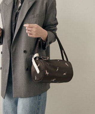 russet WOODLANDER ミニボストンバッグ(CE-1663) Horse/BR