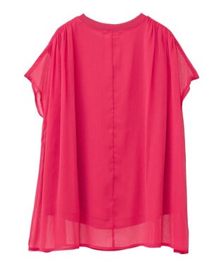 Green Parks 楊柳ドッキングフレンチプルオーバー Pink