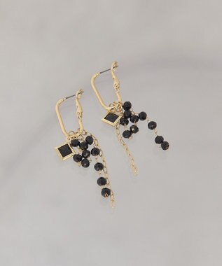 AMERICAN HOLIC チェーン ビーズピアス