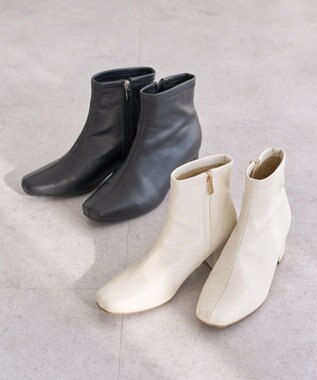 Green Parks ＲＵＰＩＳ．ヒール金具ストレッチブーツ Black