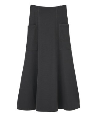 Green Parks ・ＥＬＥＮＣＡＲＥ　ＤＵＥ　サイドポケットフレアスカー Charcoal Gray