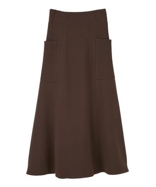 Green Parks ・ＥＬＥＮＣＡＲＥ　ＤＵＥ　サイドポケットフレアスカー Brown