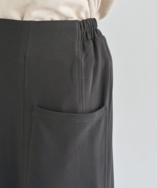 Green Parks ・ＥＬＥＮＣＡＲＥ　ＤＵＥ　サイドポケットフレアスカー Charcoal Gray