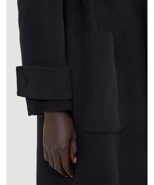 JOSEPH 【FOUNDATIONS】ダブルフェイスカシミヤ　ロングコート Black
