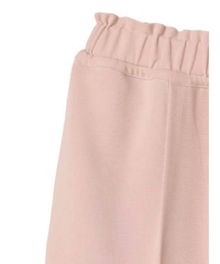 Green Parks イージーウエストセンタープレスストレートパンツ Pink