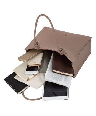 ACE BAGS & LUGGAGE 【2点セット】 JEWELNA BY Jewelna Rose ノットハンドルトート 16372 ジュエルナローズ ライトベージュ