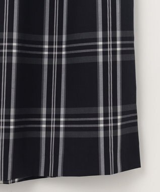 J.PRESS LADIES S 【洗える】コンパクトチェック スカート ネイビー系3