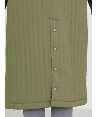 AMERICAN HOLIC キルポカ異素材Ｍｉｘロングコート Khaki