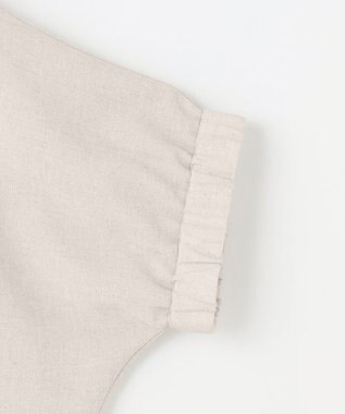 自由区 L 【カタログ掲載・洗える】ラスティックメッシュドルマンスリーブ Tブラウス フラックス