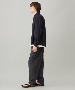 UNFILO MENS LIGHT MOVE ワイドパンツ チャコール